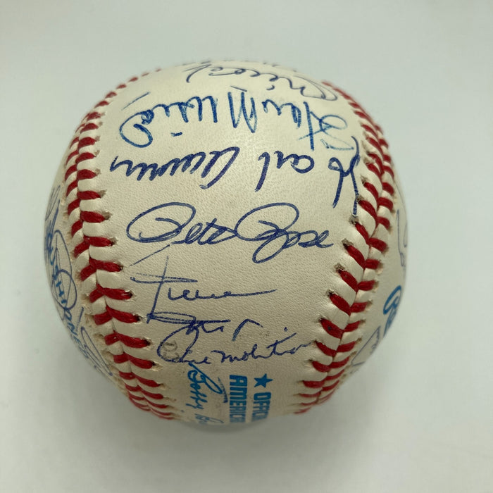 Stunning Mickey Mantle Joe Dimaggio 500 Home Run 3,000 Hits Signed Baseball