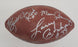1972 Miami Dolphins Super Bowl Champs Team Signed Football JSA COA