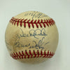 1996 Yankees Team Signed World Series Baseball Derek Jeter Mariano Rivera BAS