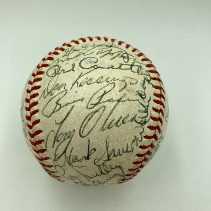 Chicago Cubs HOF & Legends Multi Signed Baseball 37 Sigs Ernie Banks JSA COA