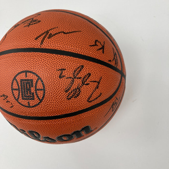 2021 Los Angeles Clippers Team Signed Basketball JSA COA