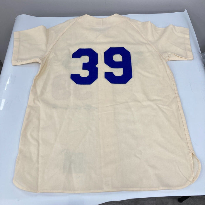 Roy Campanella Signed Brooklyn Dodgers Authentic Game Model Jersey With JSA COA