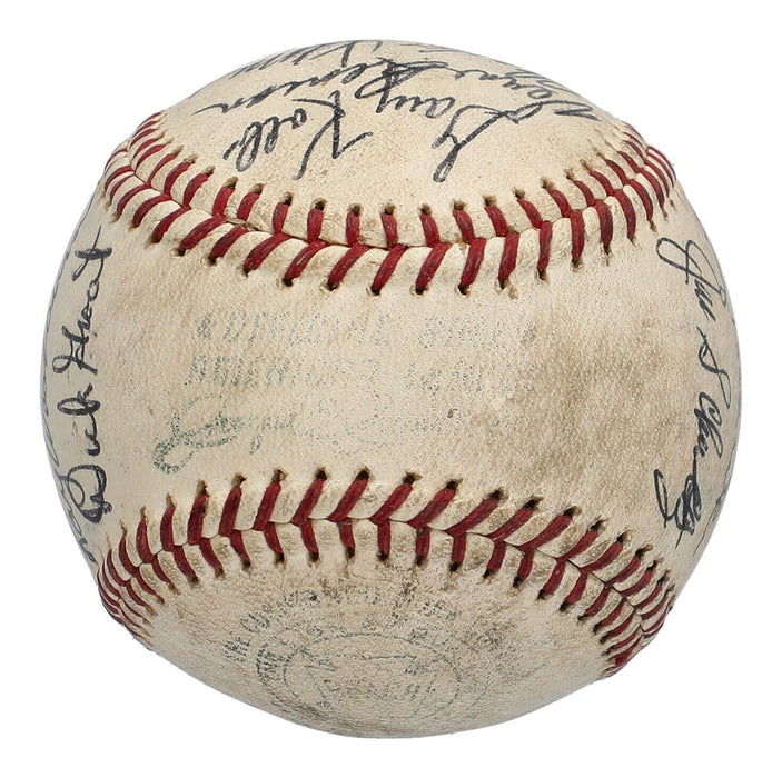 1963 St. Louis Cardinals Team Signed Baseball Stan Musial JSA COA