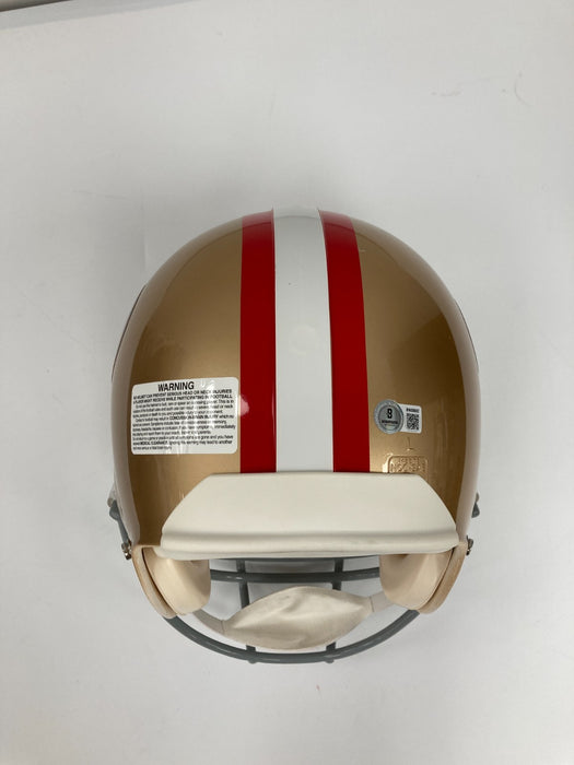 Joe Montana "SB XVI, XIX, XXIV MVP" Signed Full Size 49ers Game Helmet Beckett