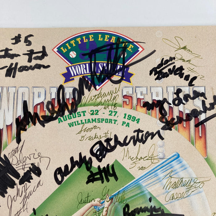 1994 Little League World Series Team Signed Program Venezuela VS. Northridge CA