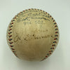 Eddie Collins Al Simmons Cochrane 1929 A's W.S Champs Team Signed Baseball JSA