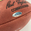 Beautiful Bart Starr Signed Official Wilson NFL Game Football JSA COA
