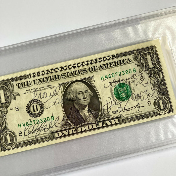 Reggie White Signed Autographed $1 One Dollar Bill PSA DNA COA NFL