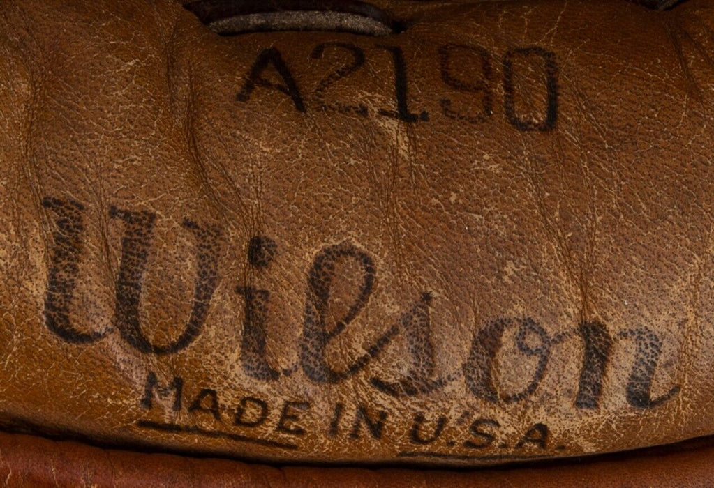 Mickey Mantle 1955 New York Yankees Team Signed Baseball Glove JSA COA