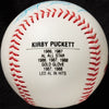 Beautiful Kirby Puckett Signed Commemorative Photo Baseball Beckett COA