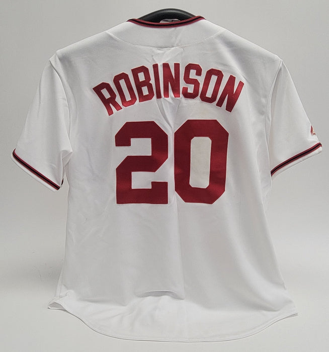 Frank Robinson Signed Washington Nationals Opening Day Majestic Jersey Beckett