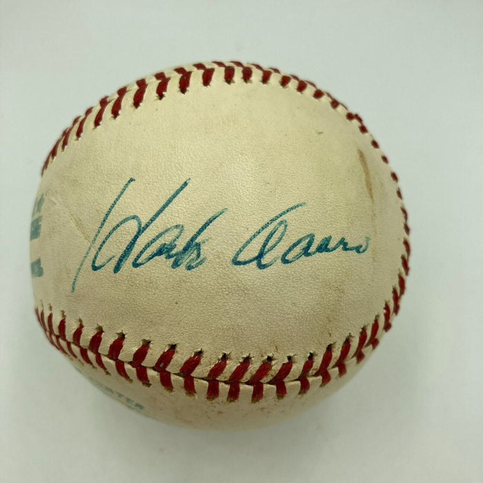 Hank Aaron Signed Vintage 1976 Official American League Baseball JSA COA