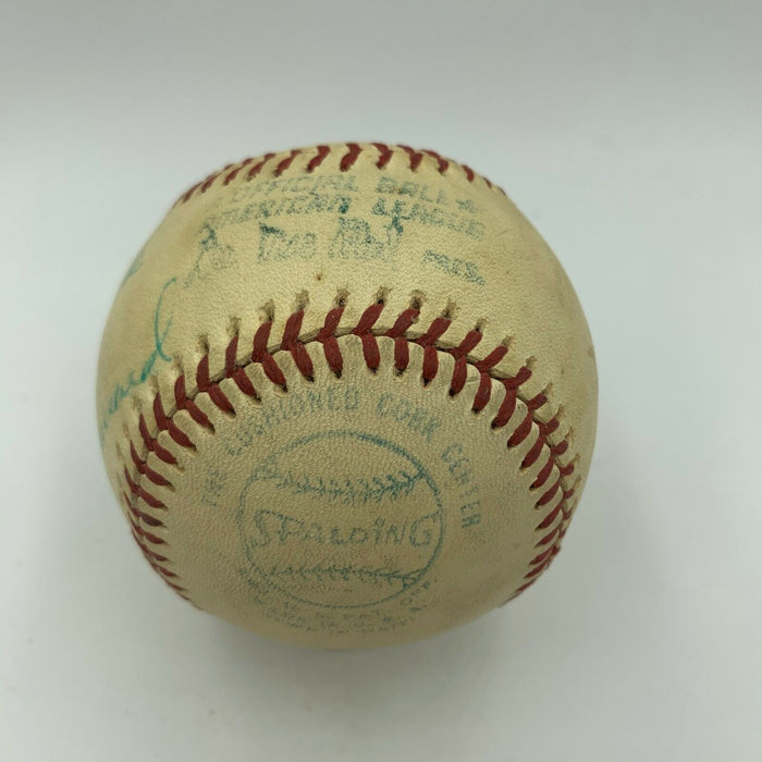 Beautiful Elston Howard Single Signed Official American League Baseball PSA DNA
