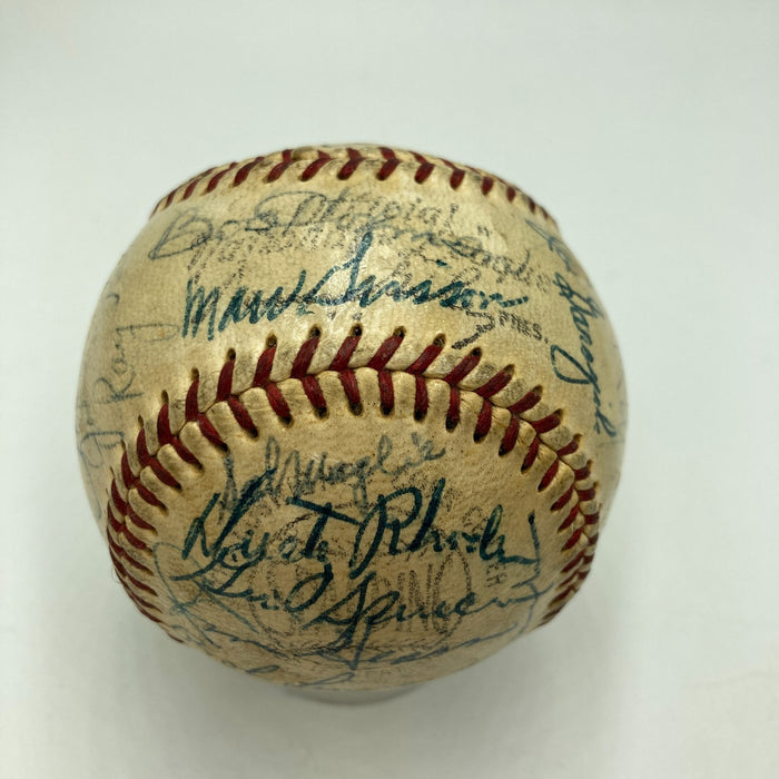 The Most Complete 1954 NY Giants World Series Champs Team Signed Baseball PSA