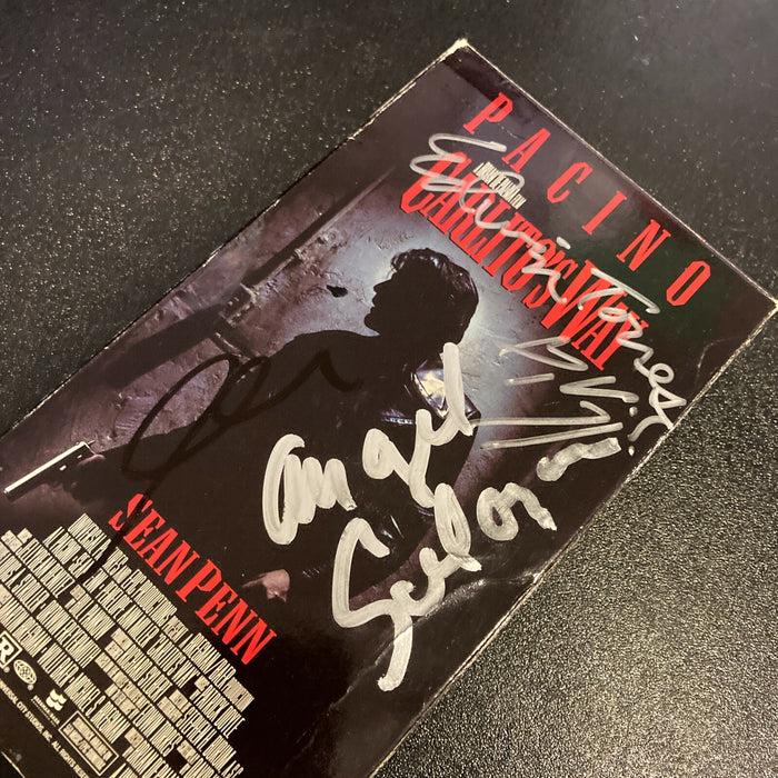 Al Pacino Carlito's Way Cast Signed Autographed VHS Movie JSA COA