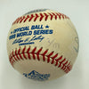1999 NY Yankees World Series Champs Team Signed Baseball Derek Jeter Steiner COA