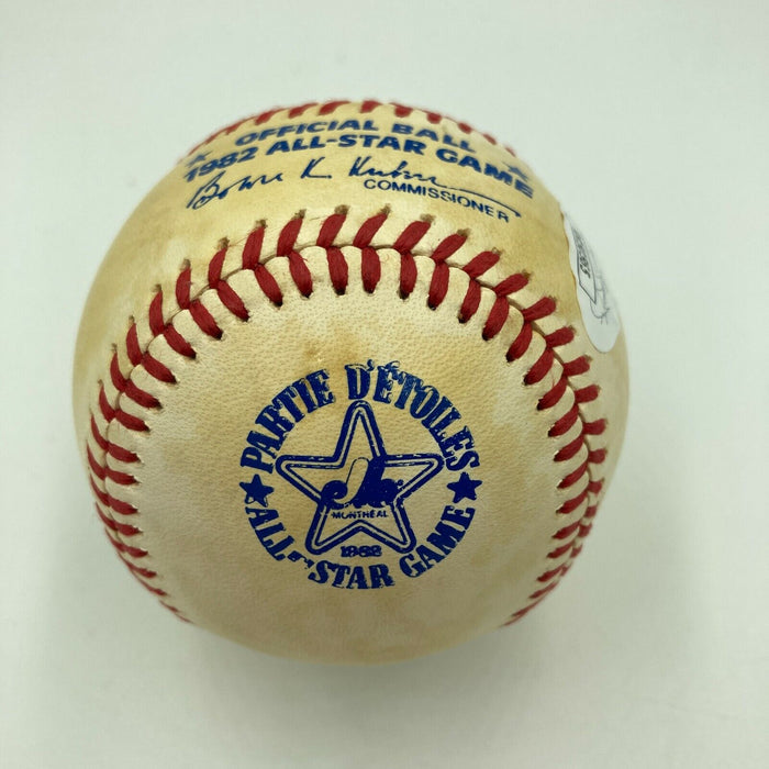 Kent Hrbek & Steve Sax Signed 1982 All Star Game Baseball JSA COA