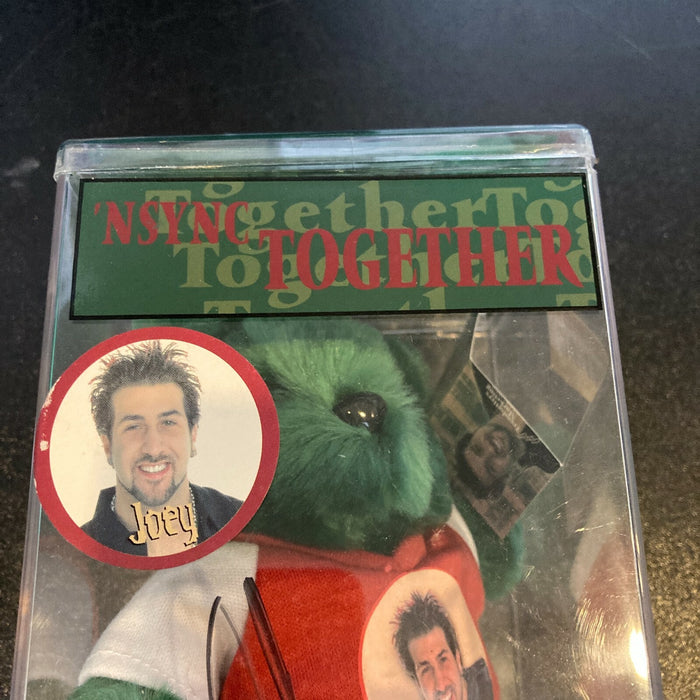 NSYNC Joey Fatone Signed Bear Figure With JSA COA