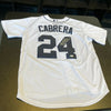 Miguel Cabrera 2012 Triple Crown Signed Detroit Tigers Jersey PSA DNA MINT 9