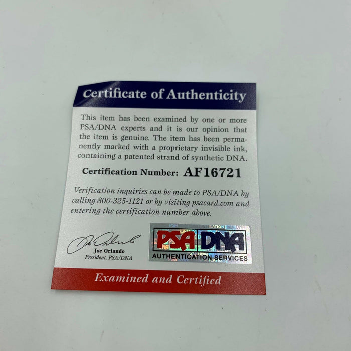 RARE Ray Nitschke #66 Signed American League Baseball Green Bay Packers PSA DNA