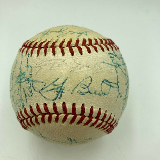 Willie Mays 1972 New York Mets Team Signed National League Baseball