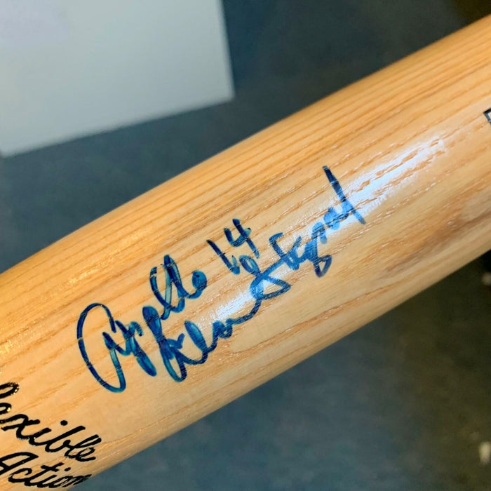 Alan Shepard "Apollo 14" Signed Inscribed Game Model Baseball Bat With JSA COA