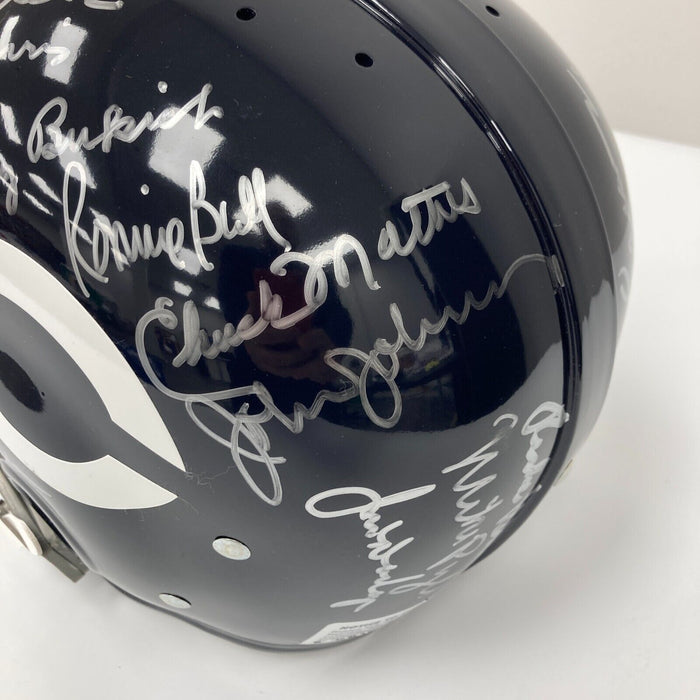 1963 Chicago Bears Super Bowl Champs Team Signed Full Size Helmet With JSA COA