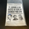 Bill Gallo Signed Autographed Vintage Daily News Newspaper