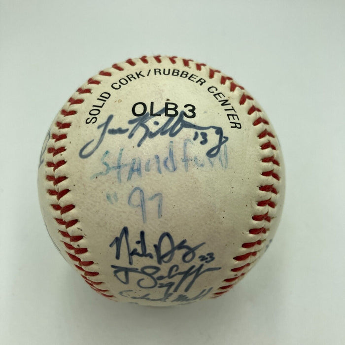 1997 Stanford Cardinal NCAA Champs Team Signed Autographed Baseball