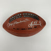 Troy Aikman & Roger Staubach Signed Cowboys Super Bowl Champs Football JSA