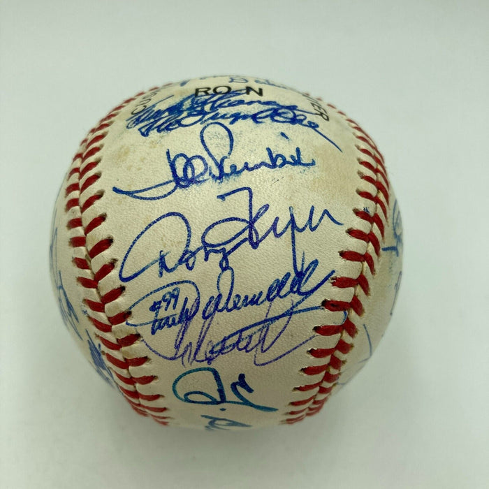 1970's-1980's New York Mets Legends Multi Signed Baseball Yogi Berra Tug Mcgraw