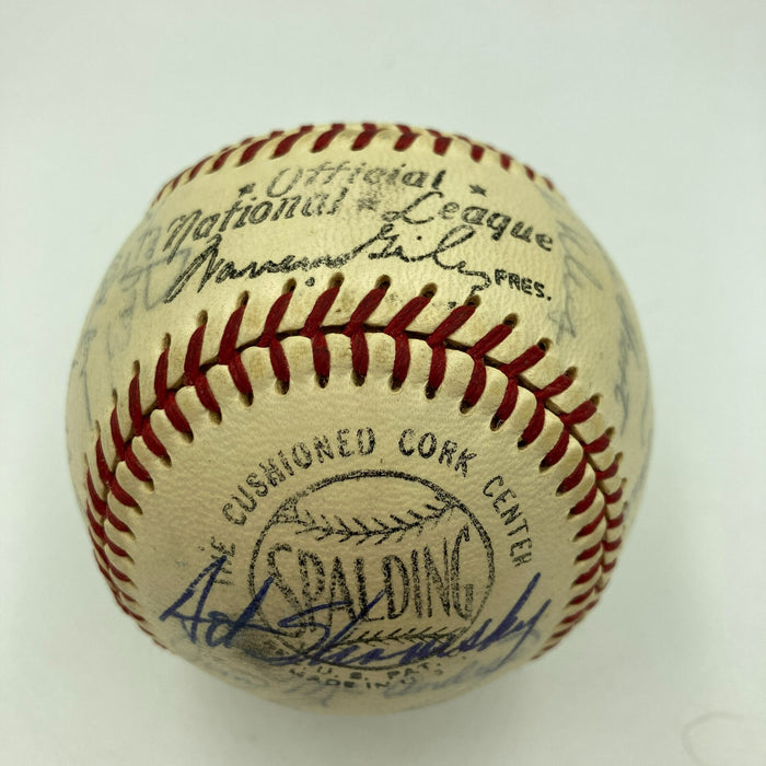 1968 New York Mets Team Signed NL Giles Baseball Nolan Ryan & Tom Seaver JSA COA