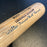 Walter Fenner Buck Leonard Full Name Signed Louisville Slugger Baseball Bat JSA