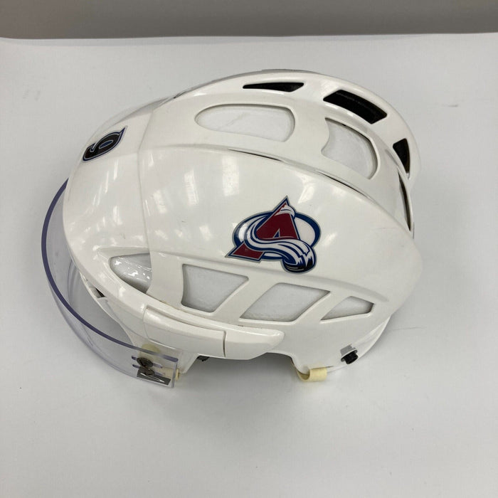 Matt Duchene Signed 2017 Colorado Avalanche Game Used Helmet With COA