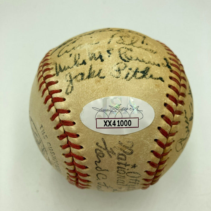 Jackie Robinson 1949 Brooklyn Dodgers NL Champs Team Signed Baseball JSA COA