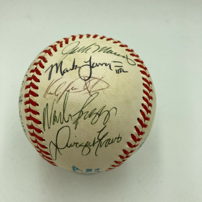 1987 All Star Game Signed Baseball Mark McGwire Cal Ripken Jr. Kirby Puckett JSA