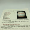 Ted Williams 1958 Boston Red Sox Team Signed American League Baseball JSA COA