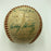 Satchel Paige Mickey Mantle 1952 All Star Game Team Signed Baseball JSA COA