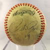 Pete Rose Bill White Jerry Reuss Manny Mota TV Broadcasters Signed Baseball