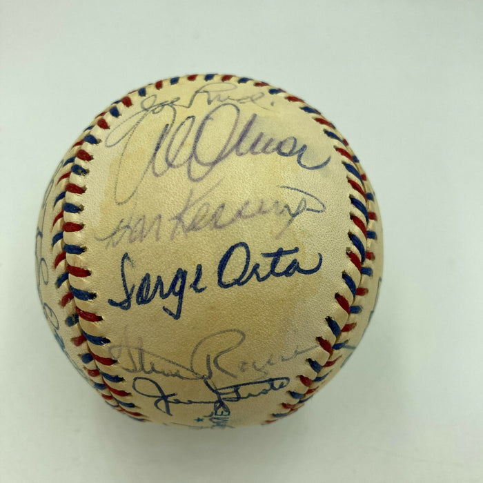 1995 "Legends of the Game" All Star Classic Team Signed Baseball JSA COA