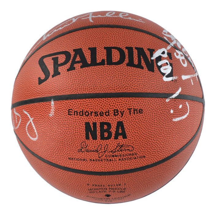 1992 Dream Team Olympics Team USA Signed Basketball 9 Sigs Beckett COA