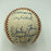 Mickey Mantle Joe DiMaggio Satchel Paige Yankees HOF Day Signed Baseball PSA DNA