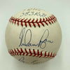 Nolan Ryan Signed Heavily Inscribed STAT Baseball JSA COA