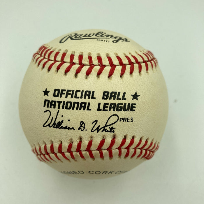Jerome Walton Signed Autographed Official National League Baseball