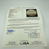 1961 New York Yankees World Series Champs Team Signed Baseball Mickey Mantle JSA