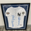 2009 New York Yankees World Series Champs Team Signed Jersey #3/6 Steiner