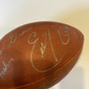 Steve Mcnair 2003 Tennessee Titans Signed Football Presented To Drew Brees JSA