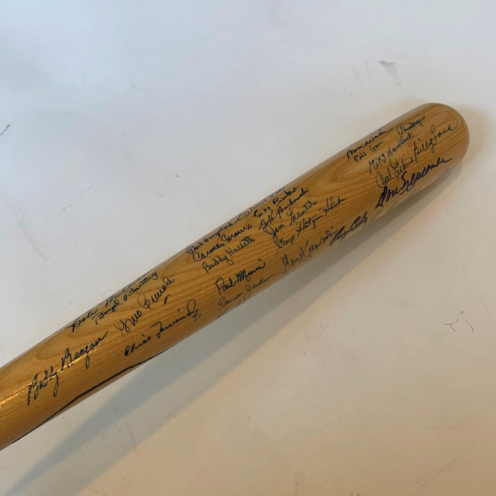 Incredible Brooklyn Dodgers Greats Signed Centennial Bat With 50+ Sigs JSA COA