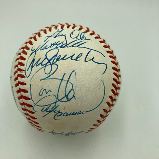 1990 All Star Game Team Signed Baseball Ozzie Smith Ryne Sandberg Beckett COA