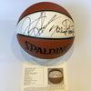 Scottie Pippen Dennis Rodman HOF Induction Class Of 2011 Signed Basketball JSA